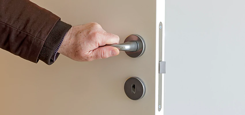 Restroom Locks Privacy Bolt Installation in Alton, Illinois